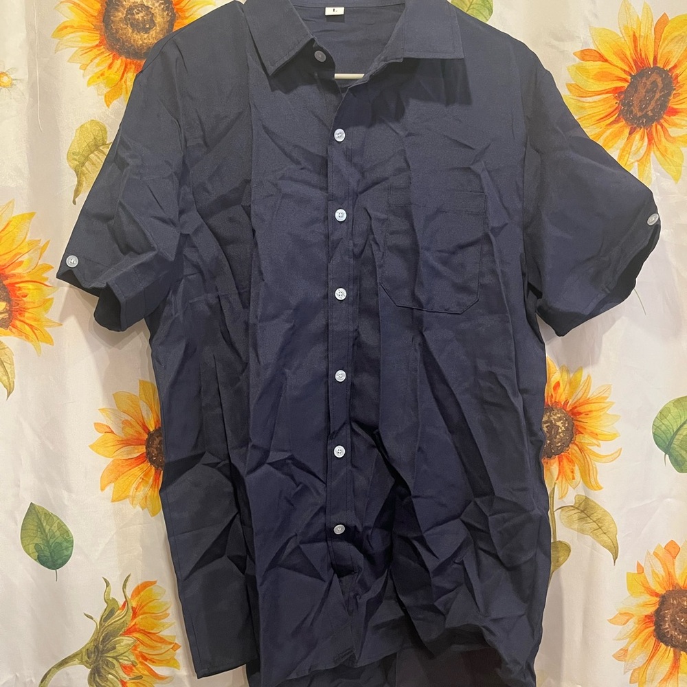 Men's Navy Blue Shirt